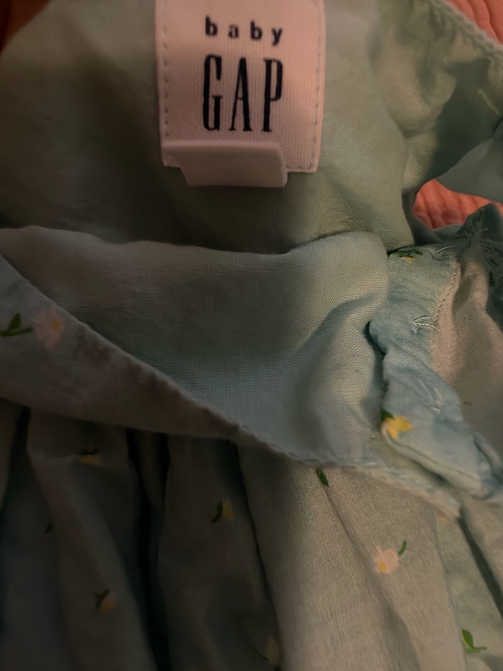 GAP Baby Mint Floral-Lined Jacket